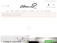 Tablet Screenshot of joyeroscabranes.com